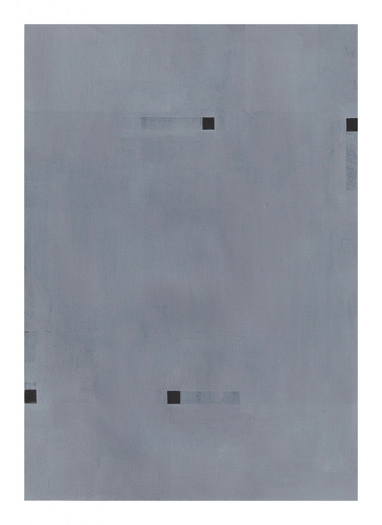 Matthew Feyld untitled MF-07OP 7x10 inches acrylic on paper 2015