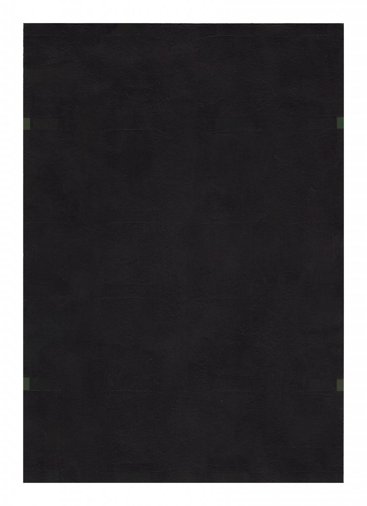 Matthew Feyld untitled MF-11OP 7x10 inches acrylic on paper 2015